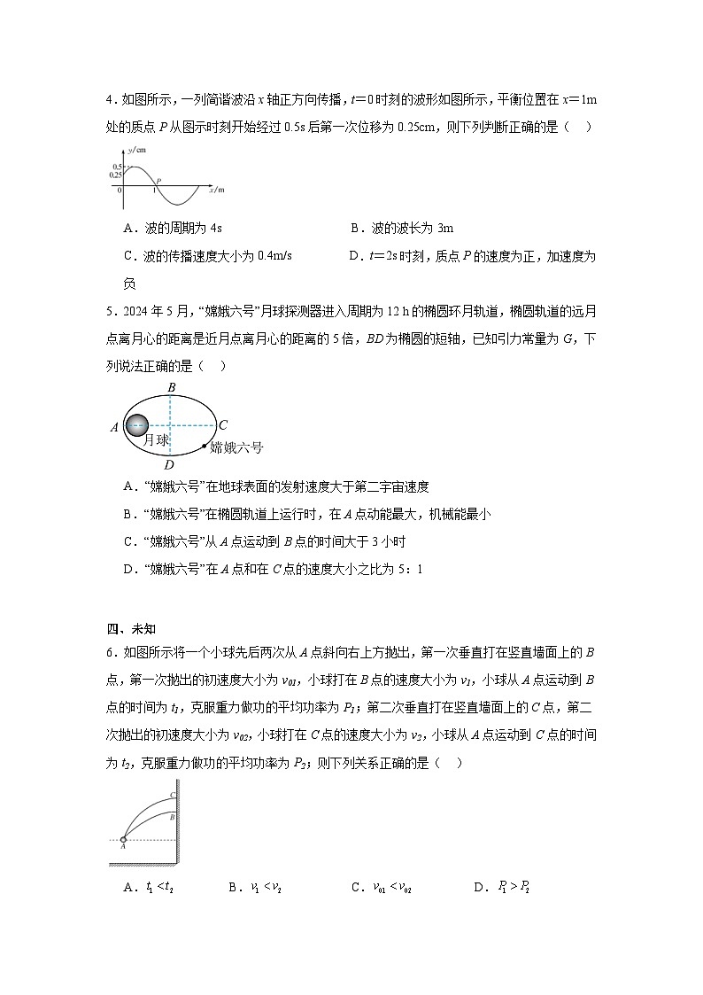 2025届江西省部分学校高三下学期2月一模考试物理试题第2页