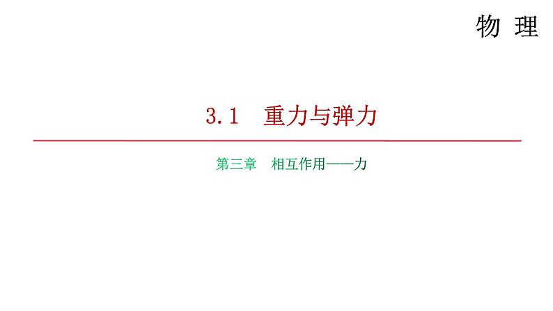 第三章第一节弹力课件第1页