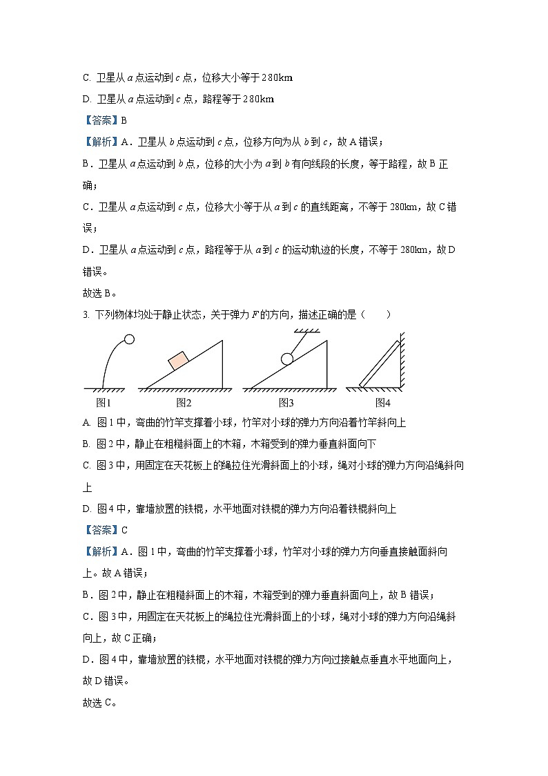 2024-2025学年海南省多校高一上学期1月期末考试物理试卷（解析版）第2页