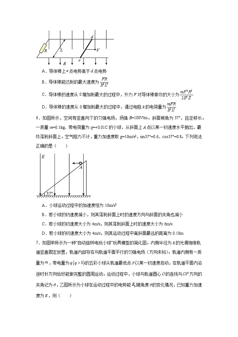 2025届云南省昭通市高三上学期诊断性检测物理试卷第3页