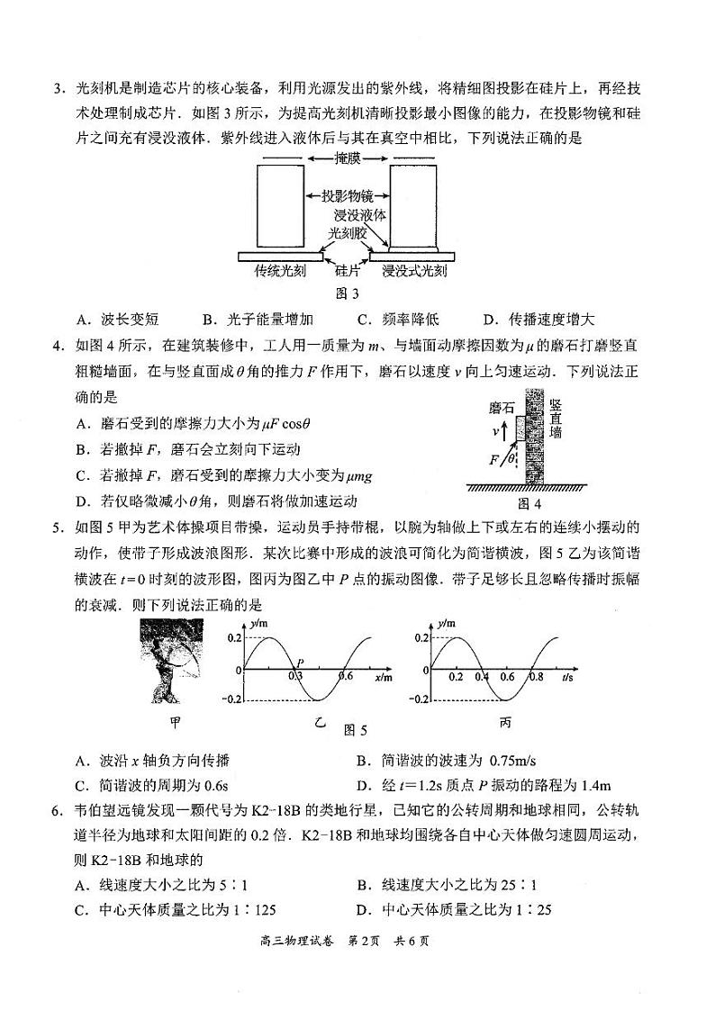 物理试题第2页