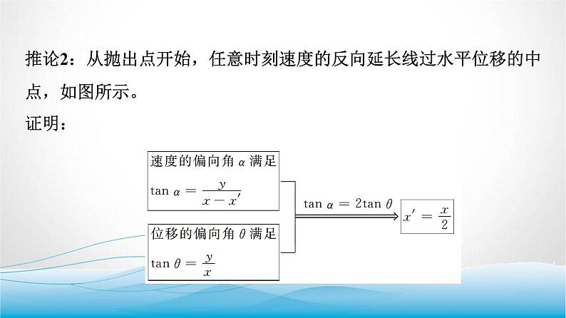 人教版高中物理必修第二册第五章素养提升课(二)平抛运动规律的应用课件第5页