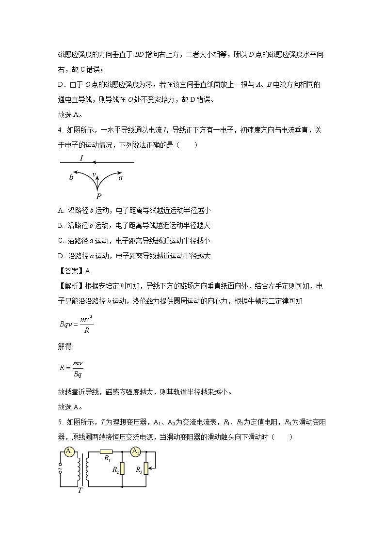 天津市红桥区2024-2025学年高二上学期期末考试物理试题（解析版）第3页