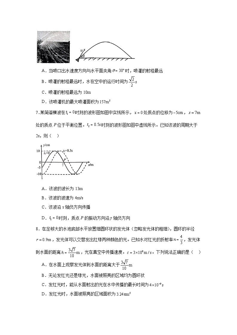 2025届山东省日照市高三下学期校际联合考试（一模）物理试题第3页