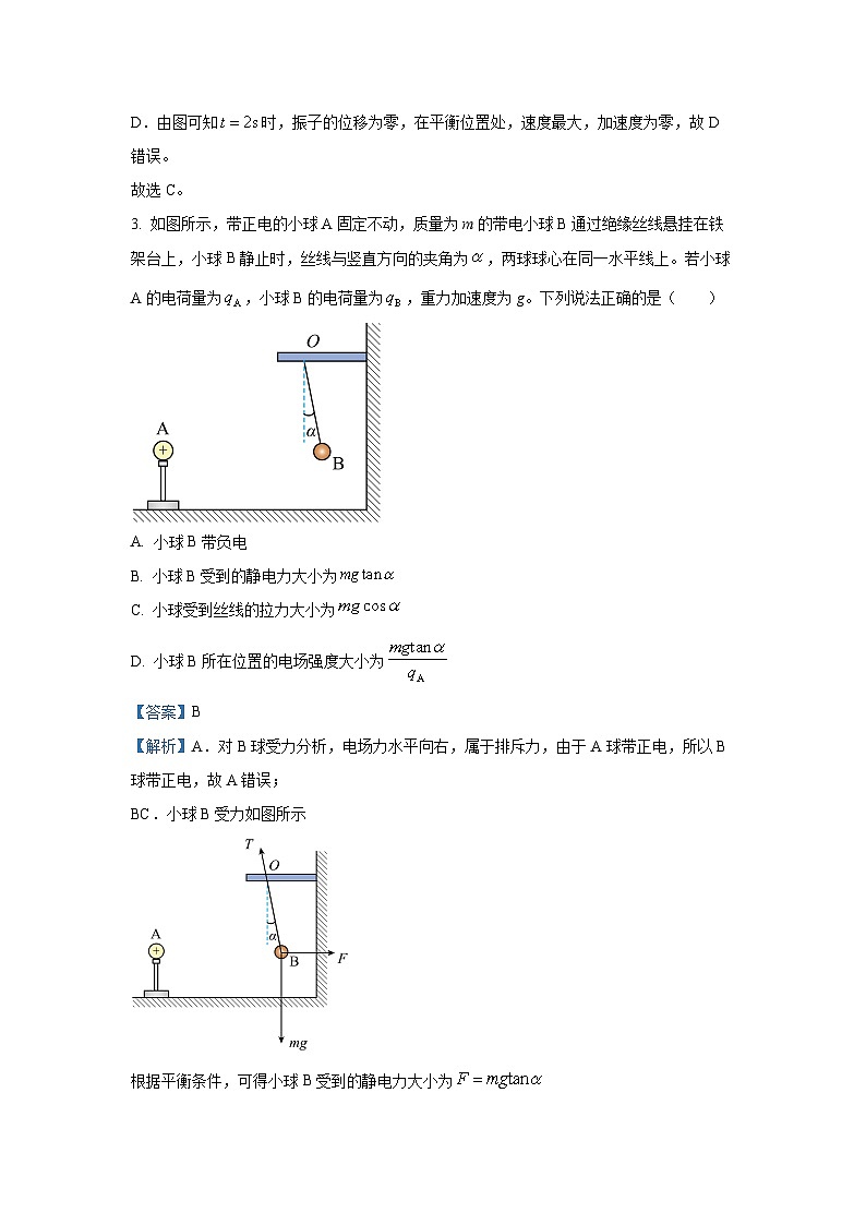 北京市西城区2024-2025学年高三(上)1月期末物理试卷（解析版）第2页