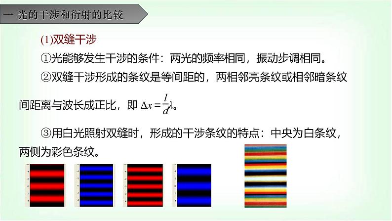 人教版高中物理选择性必修第一册光的干涉、衍射、偏振课件第3页