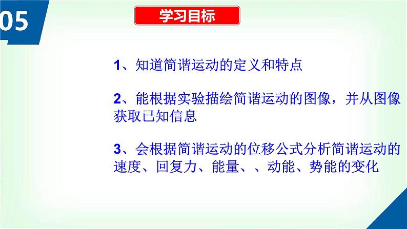 人教版高中物理选择性必修第一册简谐运动的图像和公式课件第2页