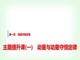 人教版高中物理选择性必修第一册第一章主题提升课(一)动量与动量守恒定律课件