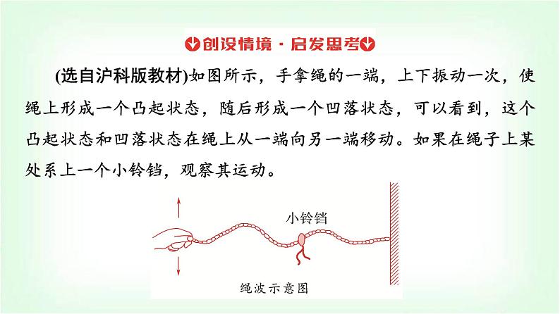 人教版高中物理选择性必修第一册第三章1波的形成课件第6页