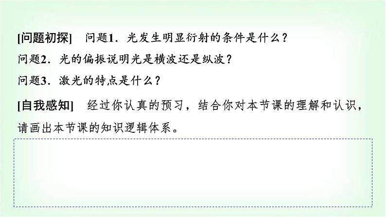 人教版高中物理选择性必修第一册第四章5光的衍射6光的偏振激光课件第3页