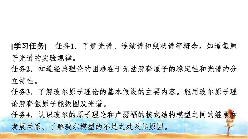 人教版高中物理选择性必修第三册第四章4氢原子光谱和玻尔的原子模型课件第2页