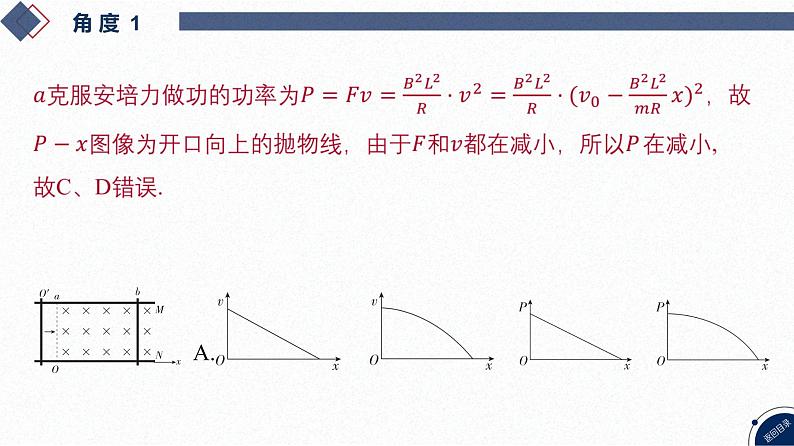 16-专题四 电路与电磁感应-微专题7 电磁感应中的双杆模型和线框模型第8页