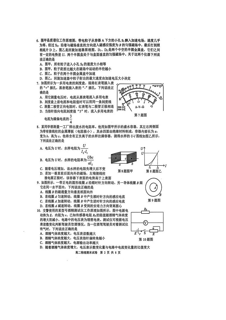 高二物理第2页