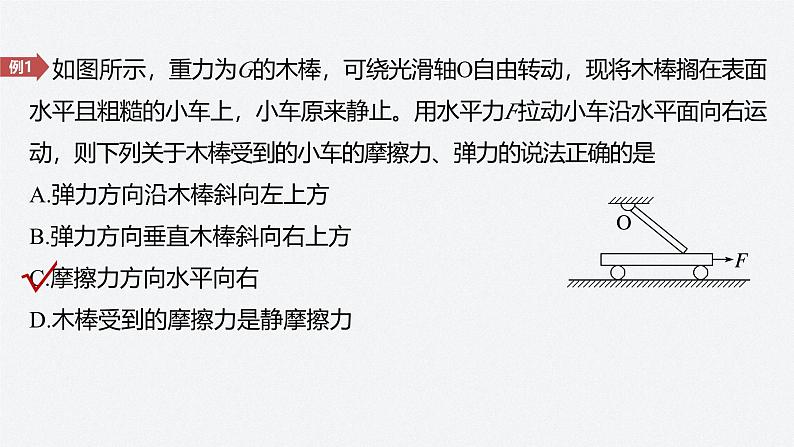 第三章 专题强化6　三种性质的力及物体的受力分析第8页