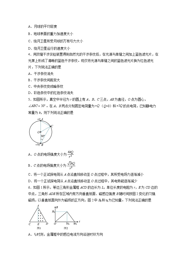 云南省2024-2025学年高三下学期2月大联考考后强化卷物理试题（解析版）第2页