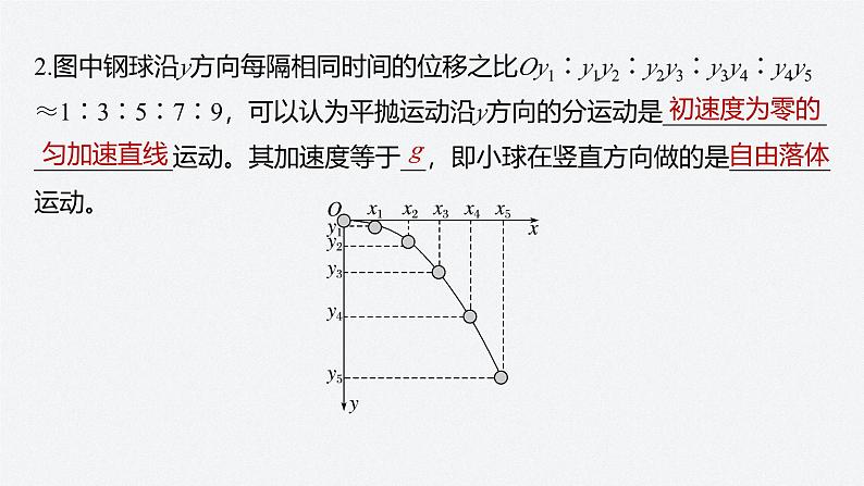 第一章 4　研究平抛运动的规律（课件）第7页