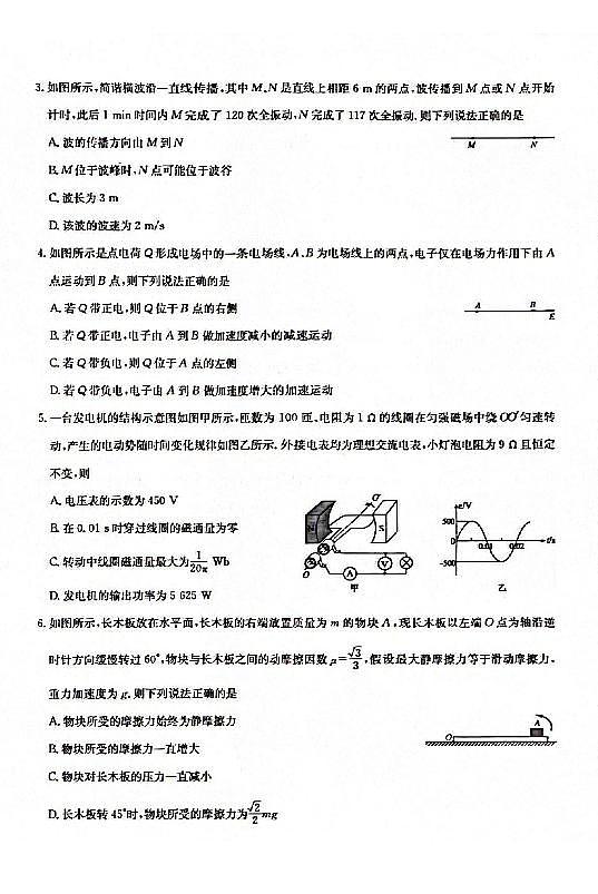 湖北省黄冈市2025届高三下学期核心预测卷物理第2页