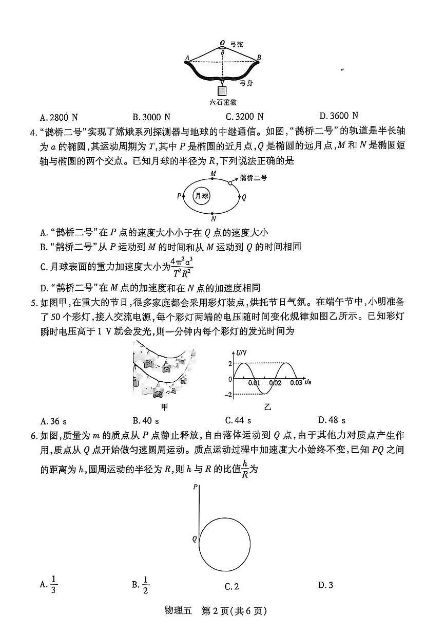 物理试卷第2页