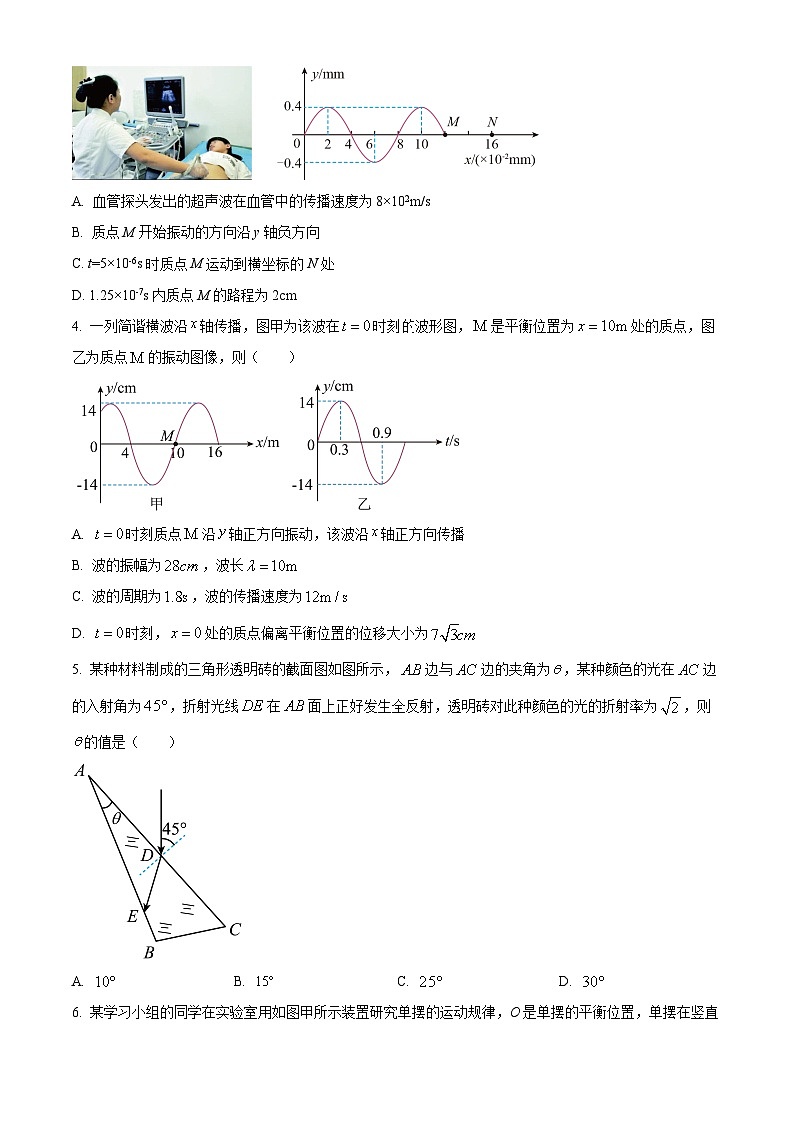 广西梧州地区2024-2025学年高二下学期开学考试物理试题（原卷版）第2页