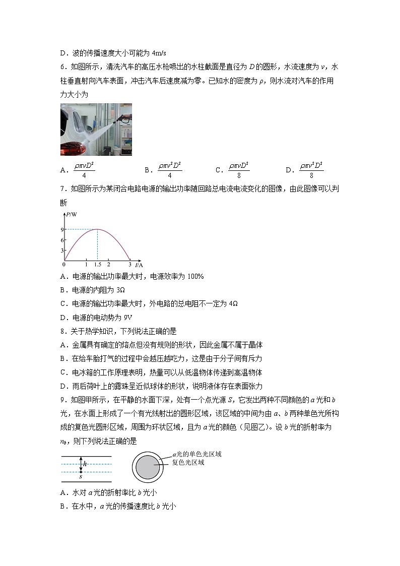 2025年普通高等学校招生选择性考试 模拟试卷物理试题（一）【辽宁、黑龙江、吉林、内蒙古专用】（解析版）第3页