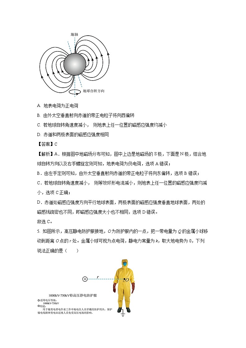 2024~2025学年浙江省温州环大罗山联盟高二上学期期中物理试卷（解析版）第3页