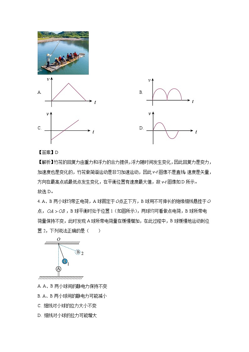 2024-2025学年湖南省市县高二上学期12月联考物理试卷（解析版）第3页