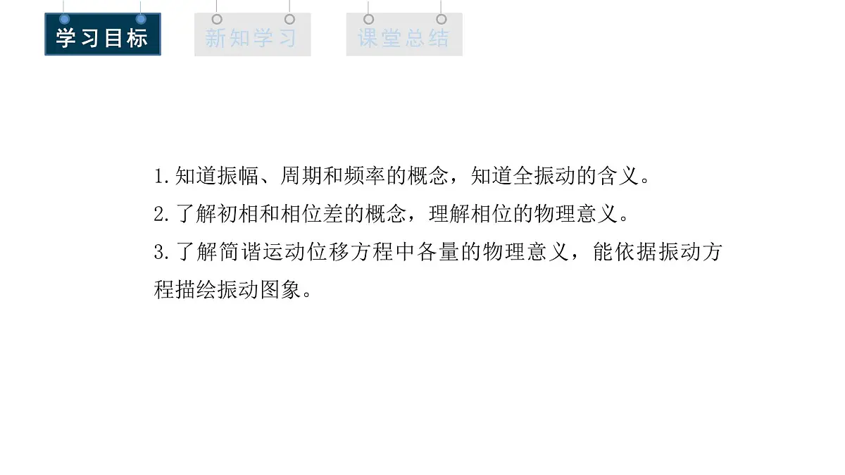 2.2 简谐运动的描述 课件 高二物理人教版（2019）选择性必修1第3页
