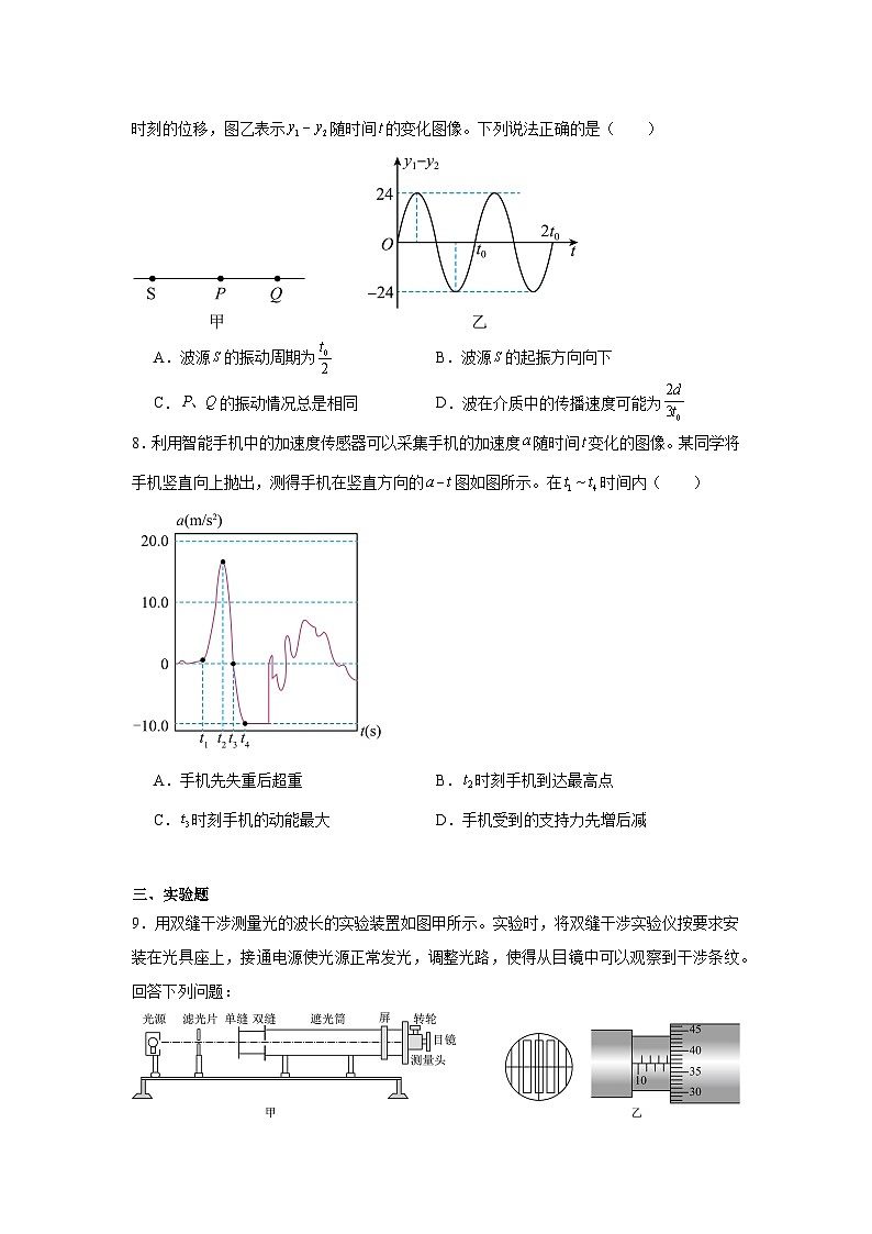2025届新疆维吾尔自治区高三下学期二模理综物理试题第3页