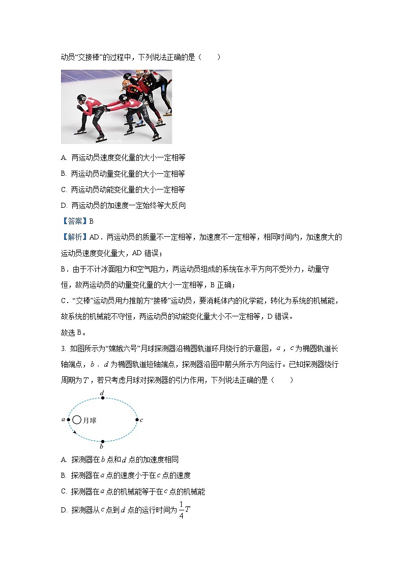 2024~2025学年山东省济南市高三上学期1月期末学习质量检测物理试卷（解析版）第2页