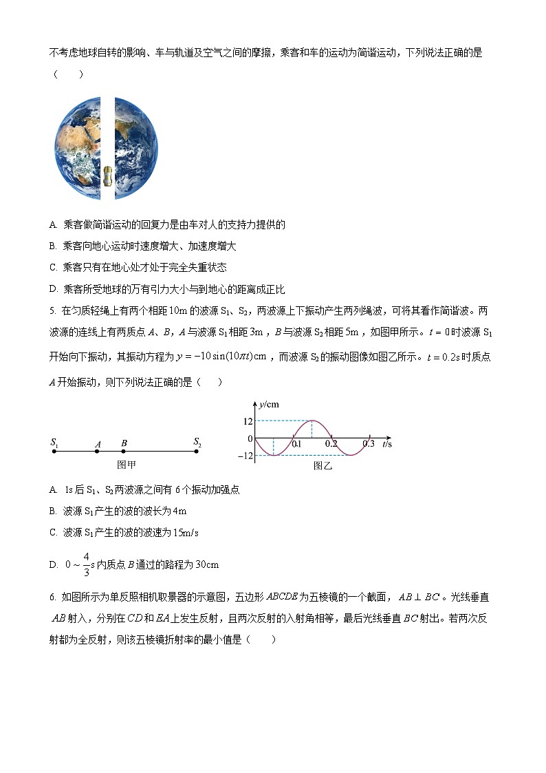 湖南省常德市汉寿县第一中学2024-2025学年高二下学期2月月考物理试题（原卷版+解析版）第2页