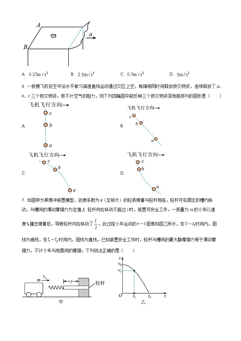 山西省太原市山西大学附属中学2024-2025学年高三下学期2月月考物理试题（原卷版+解析版）第3页