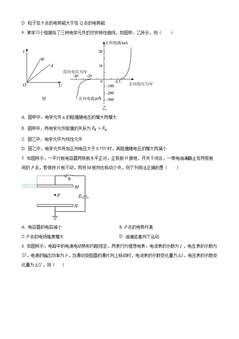 河北省张家口市第一中学2024-2025学年高二下学期3月月考物理试题（原卷版+解析版）第2页
