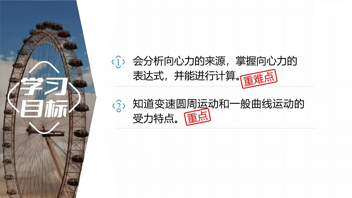 6.2.4 向心力的分析和向心力公式的应用-2024-2025学年高一下学期物理同步教学课件（人教版必修二）第2页