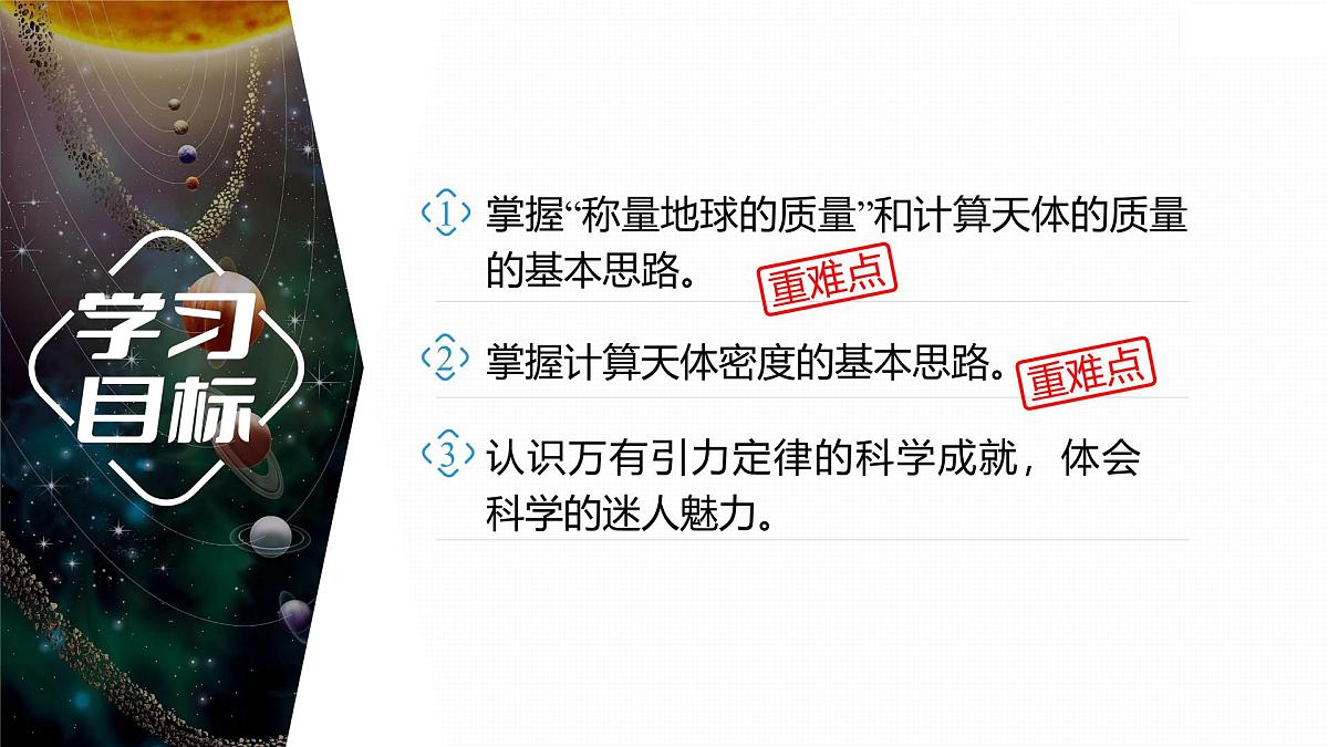 7.3 万有引力理论的成就-2024-2025学年高一下学期物理同步教学课件（人教版必修二）第2页