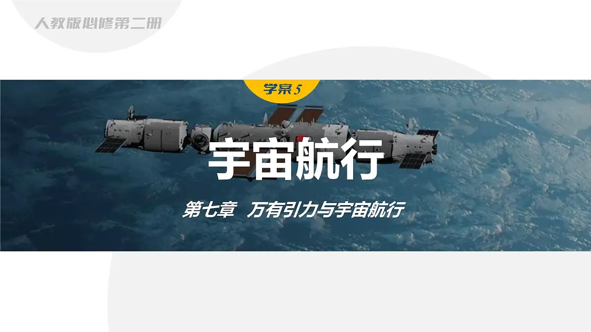 7.4 宇宙航行-2024-2025学年高一下学期物理同步教学课件（人教版必修二）第1页