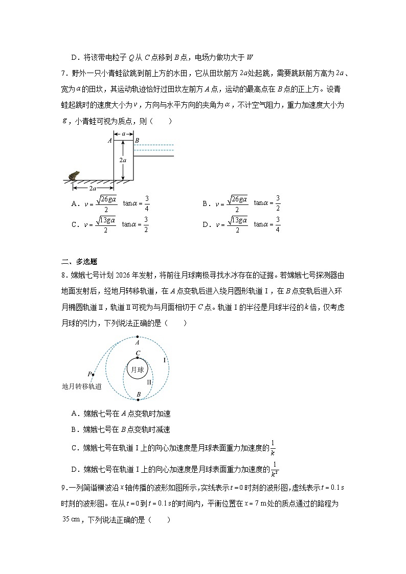 2025届江西省上进联考高三下学期3月模拟预测物理试题第3页