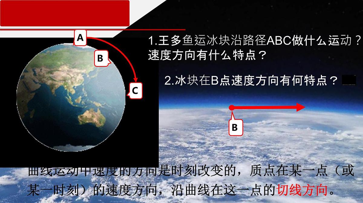 5.1  曲线运动 课件 -高一下学期物理人教版（2019）必修第二册第4页