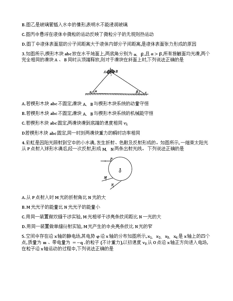 重庆市第一中学校2024-2025学年高三下学期3月月考物理试题第2页