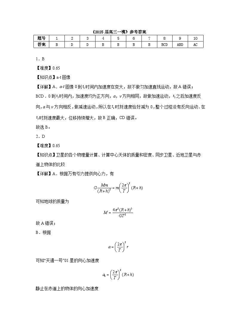 物理答案第1页