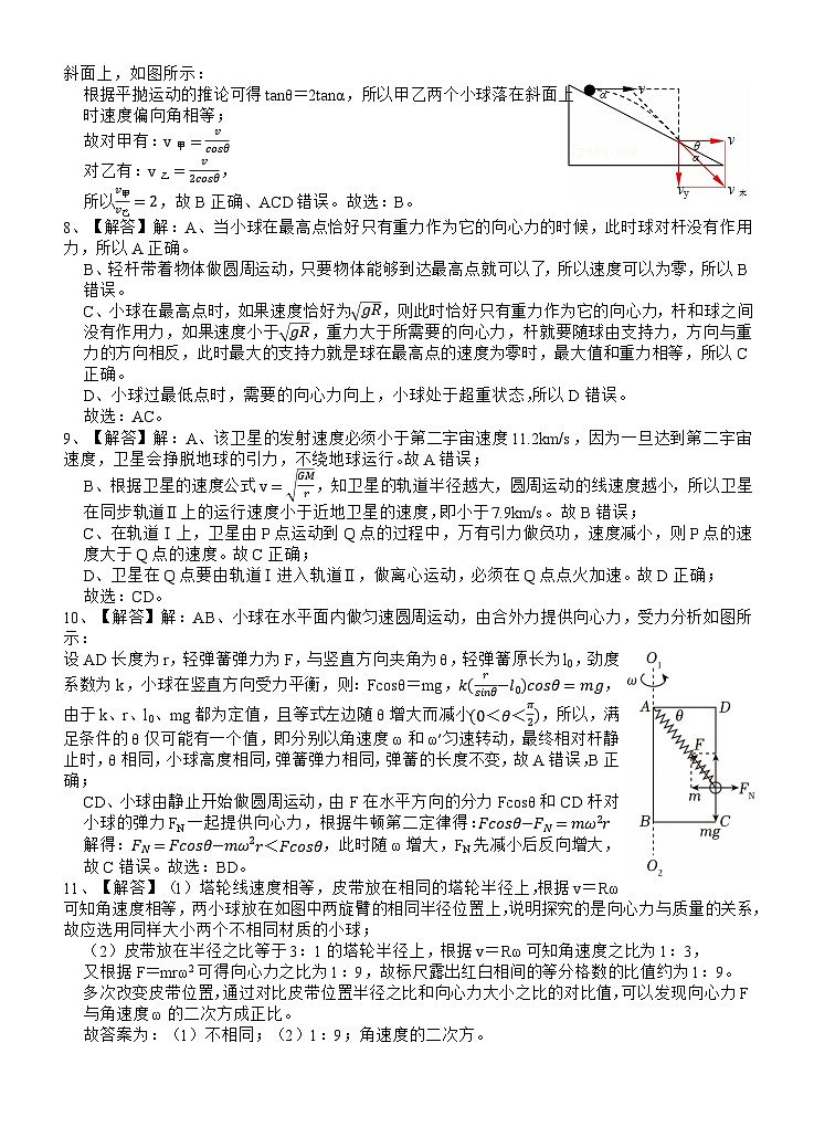 物理答案解析第2页