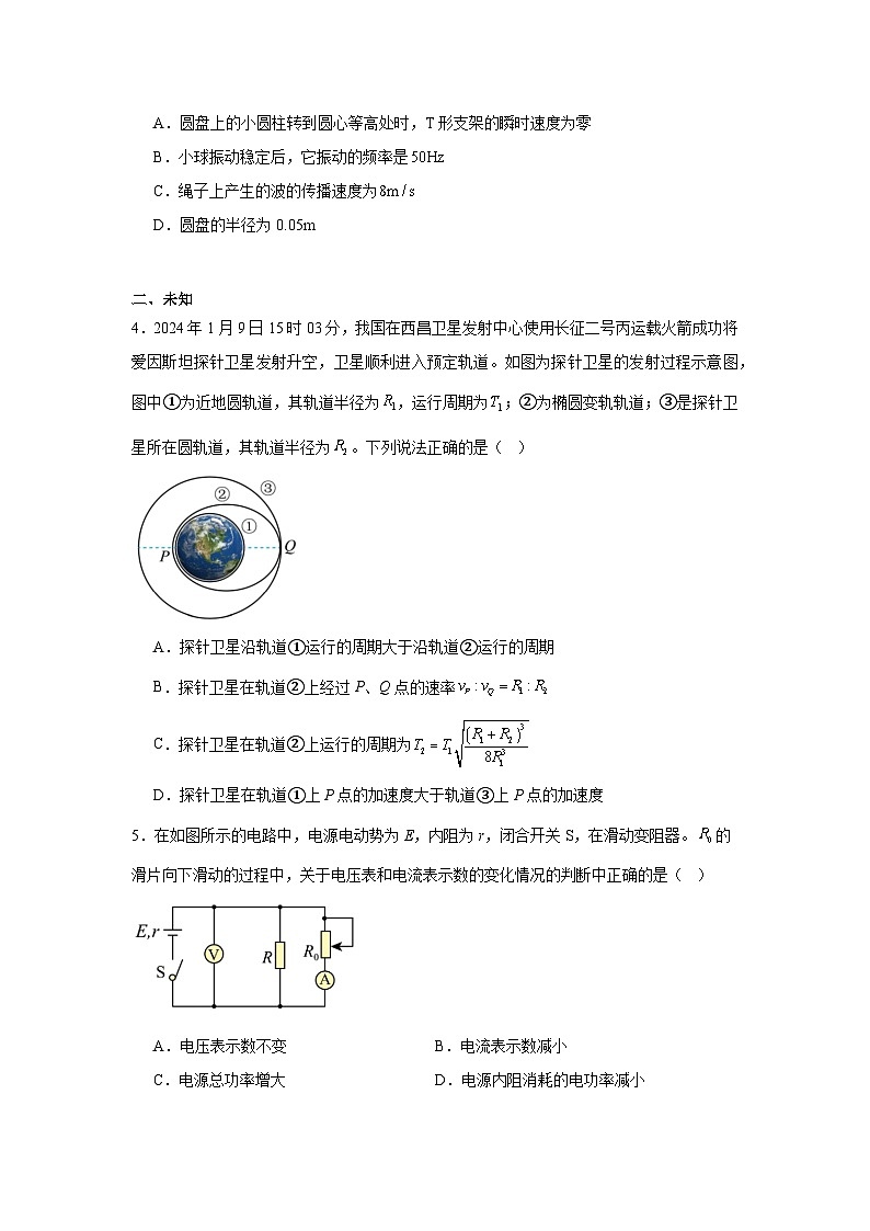 2025届吉林省东北三省教育教学联合体高三下学期3月联合模拟预测物理试题（无答案）第2页