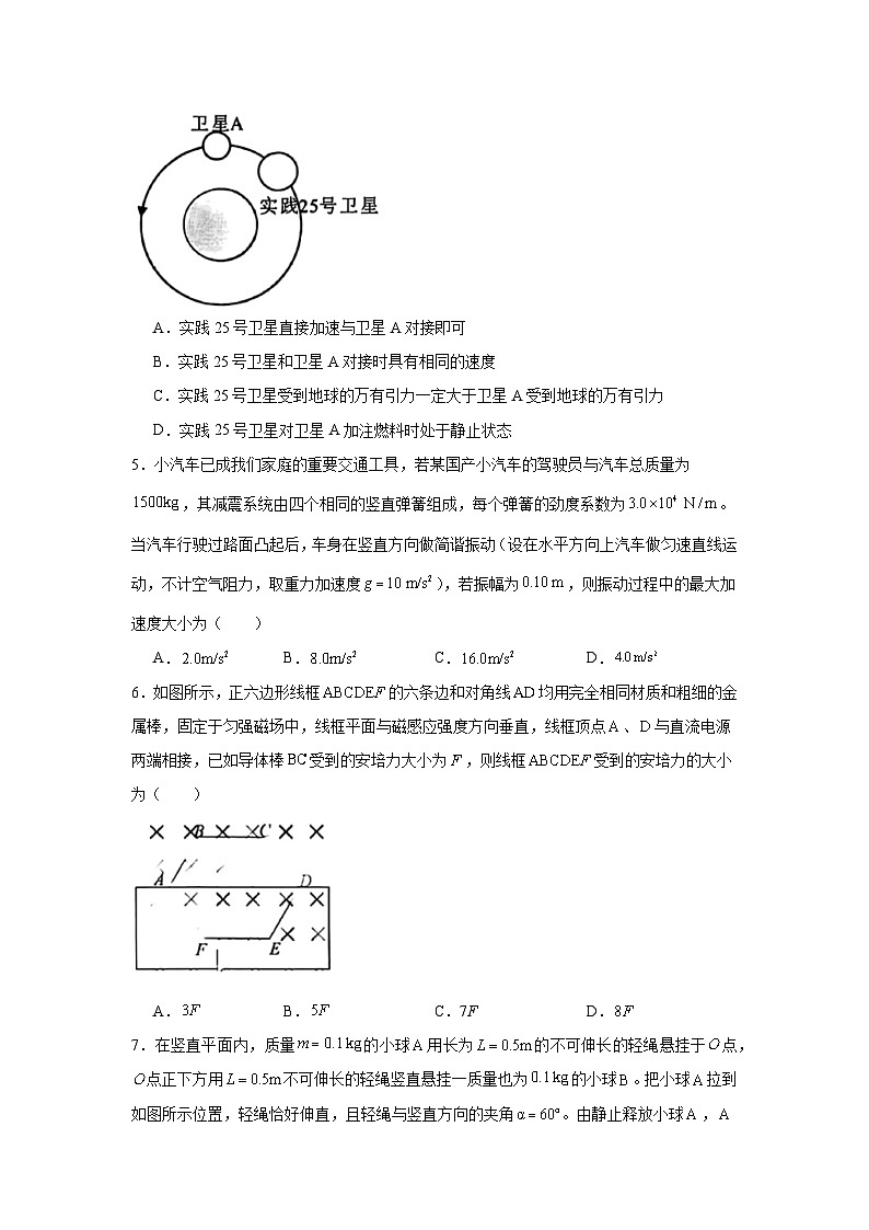 2025届湖北省十一校高三下学期第二次联考（二模）物理试题（无答案）第2页
