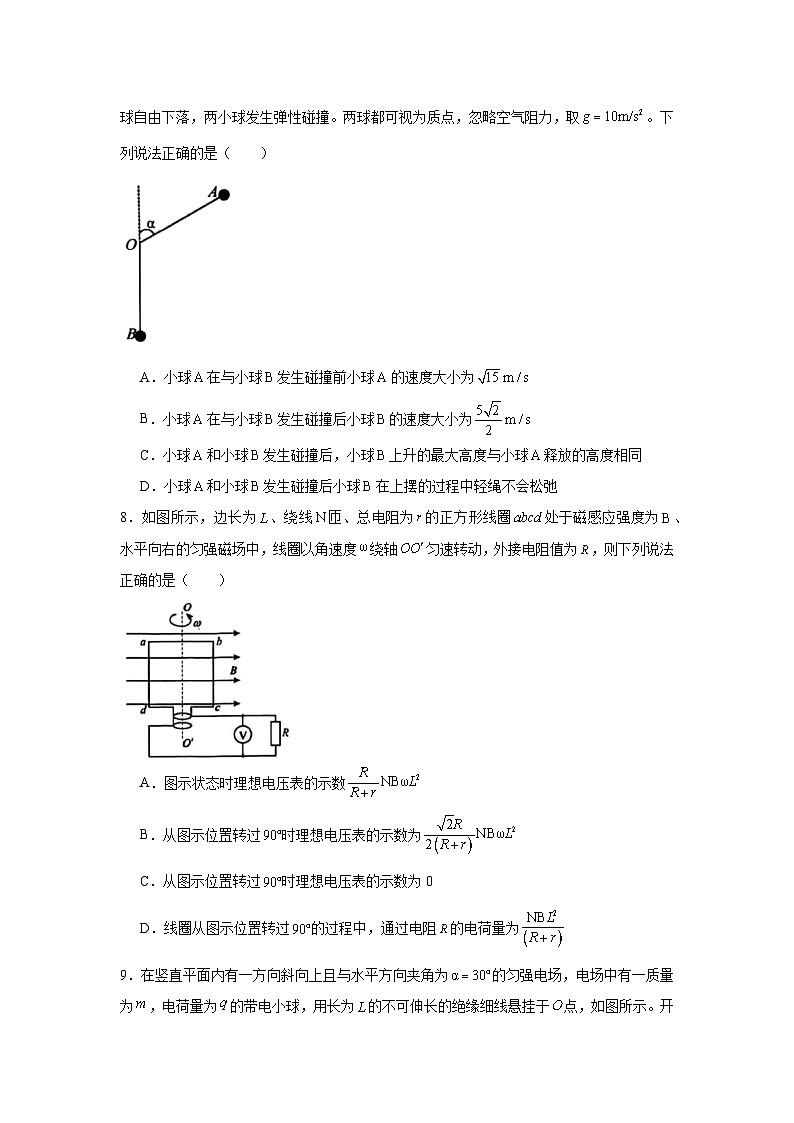 2025届湖北省十一校高三下学期第二次联考（二模）物理试题（无答案）第3页