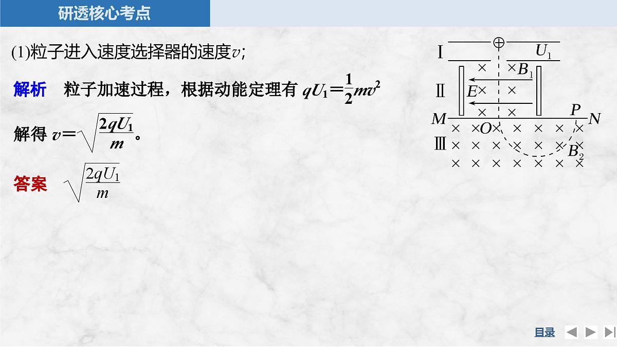 2025届高三物理一轮复习精品课件第十章磁场专题强化十九洛伦兹力与现代科技第7页