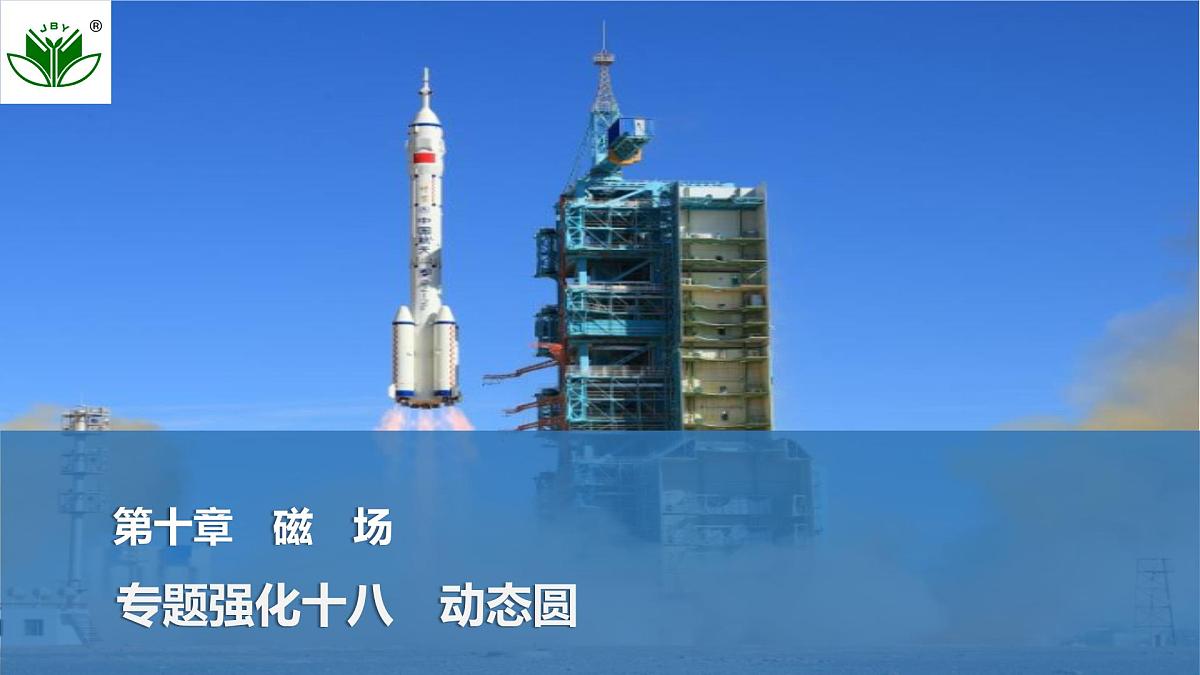 2025届高三物理一轮复习精品课件第十章磁场专题强化十八动态圆第1页