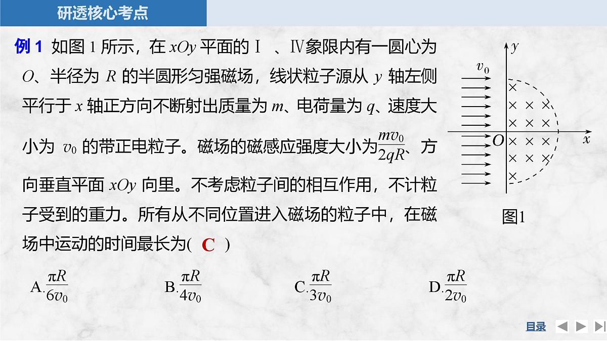 2025届高三物理一轮复习精品课件第十章磁场专题强化十八动态圆第7页