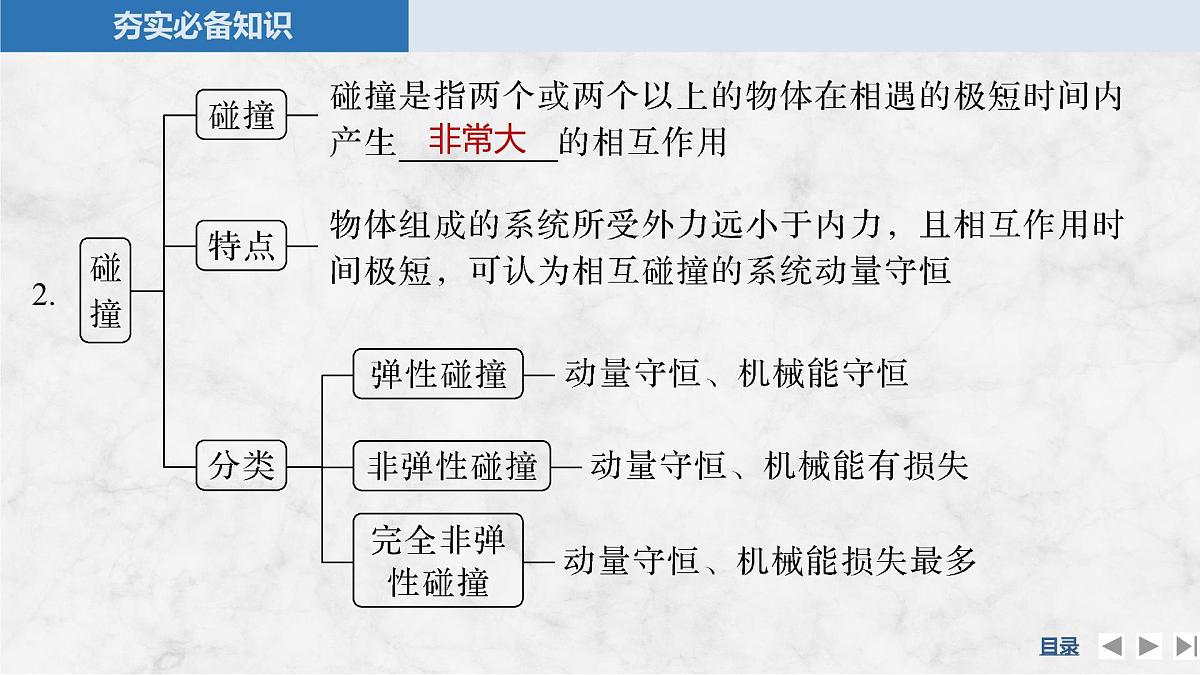 2025届高三物理一轮复习精品课件第六章动量守恒定律第2讲动量守恒定律及其应用第6页