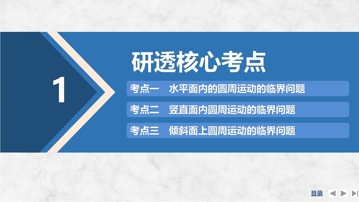 2025届高三物理一轮复习精品课件第四章曲线运动万有引力与宇宙航行专题强化七圆周运动的临界问题第4页