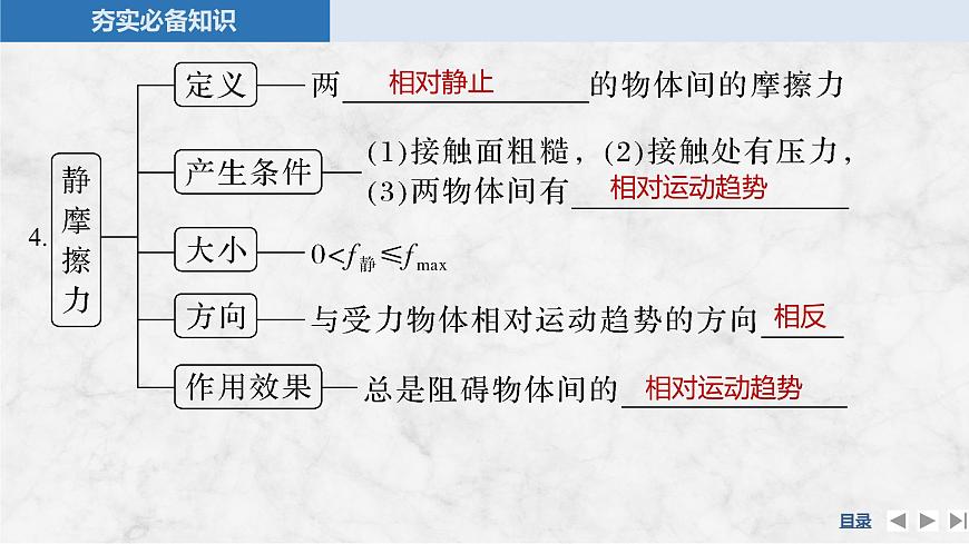 2025届高三物理一轮复习精品课件第二章相互作用第1讲重力弹力摩擦力第8页
