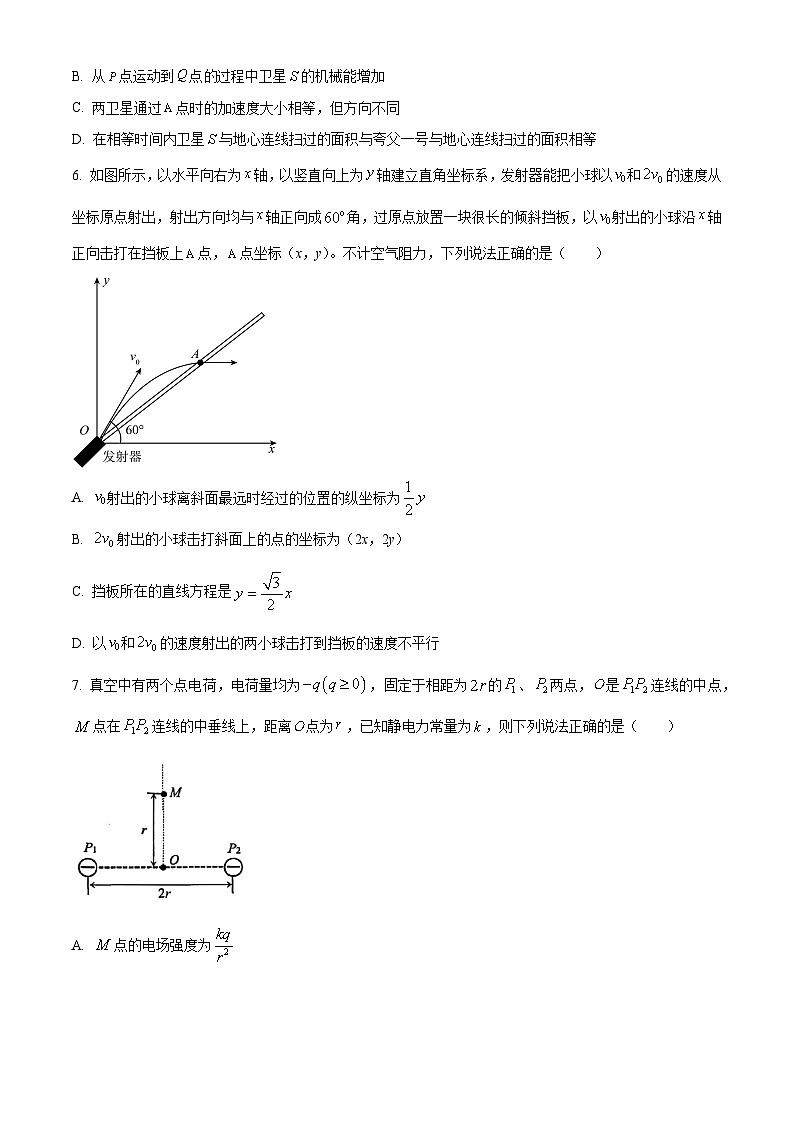 2025届浙江省宁波市十校高三下学期一模物理试题（原卷版+解析版）第3页